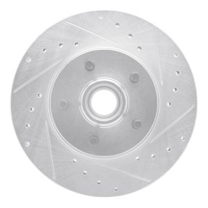 Ford Ranger Brake Rotor (1) - Front Right - R1 Concepts - Drilled & Slotted - Silver - `95-`11 Ford Ranger Brake Rotor (1) - Front Right - R1 Concepts - Drilled & Slotted - Silver - `95-`11